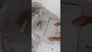 TILES STAIRS INSTALLATION EASY amp Quick✨ stairs staircase tiles installation viralvideo shorts [upl. by Ahcsim216]