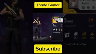 tonde gamer uid indian server TondeGamer tondegamer​ uid​ shorts​ freefire​ [upl. by Elinnet]