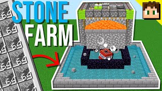 The AUTOMATIC COBBLESTONE FARM Minecraft Bedrock 121 Tutorial [upl. by Tnelc146]