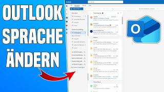 Outlook Sprache ändern Neue Version  Tutorial 2024 [upl. by Annhej]