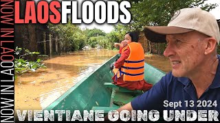 FLOODING IN LAOS  Parts of the Lao Capital Vientiane are Underwater [upl. by Eleazar245]