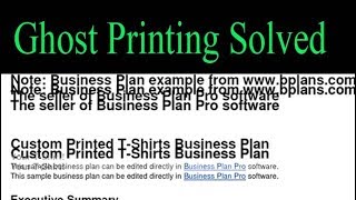 Ghost Print Problem Solved  Double Printing [upl. by Tireb]