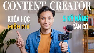 LỘ TRÌNH bài bản để trở thành Content Creator năm 2024 [upl. by Brothers737]