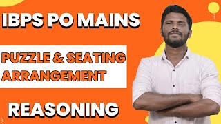 HARD LEVEL PUZZLE amp SEATING ARRANGEMENT  DAY  19  IBPS PO  SBI PO MAINS  REASONING  MRJD [upl. by Aizat]