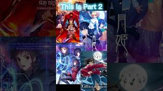 How to Start Nasuverse Franchise Part 2  Fate Tsukihime Kara No Kyoukai Mahoyo shorts [upl. by Eanod]