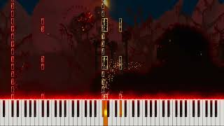 Blood Coagulant Terraria Calamity Piano MIDI Tutorial [upl. by Ynhoj]