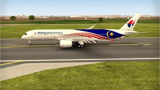 Plane Spotting at Bari Airport  Malaysia Airlines Airbus A350  A330  World of Airports  GAME [upl. by Emmy]