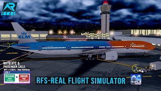 RFS  Real Flight Simulator Amsterdam to São PauloFull Flight B777KLMFullHDRealRoute [upl. by Musette683]