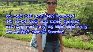 Salena Lelena Daluwa Wilasa H R Jothipala Sinhala Karaoke Without Voice Song Lyrics [upl. by Barnard995]