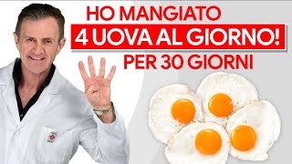 Ecco Cosa è Successo Dopo aver Mangiato 4 Uova al Giorno con i Tuorli per un Mese [upl. by Sotsirhc440]