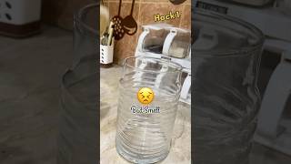 Hack to remove Bad Smell  Odour from Fridge Jars and Container while using Newspaper Kitchen Hack [upl. by Sorrows]