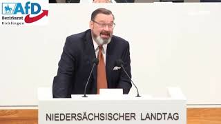 Klaus Wichmann AfD zum Thema Niedersächsischer Verfassungsschutz ist Antifa [upl. by Choo]