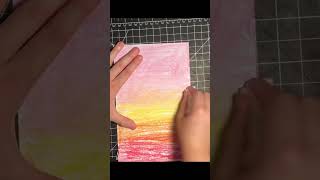 How To Blend Oil Pastels oilpastel art [upl. by Anileva]