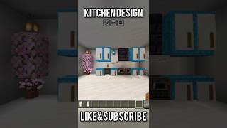 Minecraft Modern Kitchen Design shorts [upl. by Trebliw175]