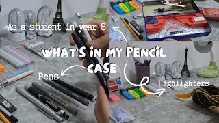 what’s in my pencil cases as a STUDENT In YEAR 8 Must HAVE Essentials [upl. by Elsa]