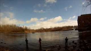 Berrien Springs Dam Fishing Timelapse [upl. by Anahahs]