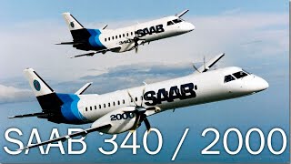 Saab 340  2000  flying buses [upl. by Bast482]