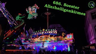 Allerheiligenkirmes Soest 2024 Impressionen [upl. by Heffron797]