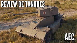 quotUn kiosko de pipasquot Review del tanque medio de ruedines británico de nivel V AEC [upl. by Ettelocin59]