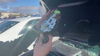 20072016 Toyota Yaris Sedan Trunk Latch Removal [upl. by Philcox]