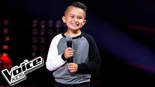 Oliwier Szot  quotUlepimy dziś bałwanaquot  Przesłuchania w ciemno  The Voice Kids 2 Poland [upl. by Nolrev]