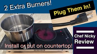 Chef Nicky Reviews the 2Burner Electric Stove  Compact SpaceSaving Solution for Small Kitchens [upl. by Eenot383]