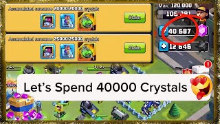 Spending 40K Crystals To Buy BB9 Awake 😍  CLASH OF ZOMBIES 🥰 [upl. by Elberfeld366]