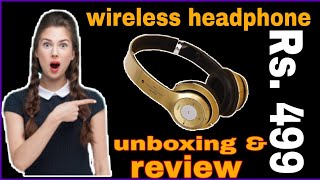 Captcha TRULY WIRELESS S460 Bluetooth Wired amp Wireless Headphones With TF CardMicFM Support [upl. by Aissert714]