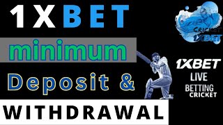 1xbet Minimum Deposit And Withdrawal  1xbet deposit and withdrawal [upl. by Milly109]