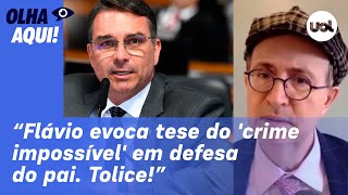 Reinaldo Flávio Bolsonaro evoca tese do “crime impossível” em defesa do pai Tolice [upl. by Biebel946]