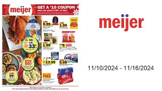 Meijer Weekly Ad US  11102024  11162024 [upl. by Enyr]