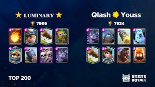 ⭐ʟᴜᴍɪɴᴀʀʏ⭐ vs Qlash☀️Youss TOP 200 [upl. by Naeloj60]