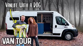 VAN LIFE Camping With a Dog  DIY RAM Promaster Campervan With Shower [upl. by Ainedrag]