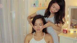 ASMR Essential Scalp Massage For Sleep w Face Brushing [upl. by Ikuy712]