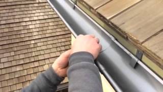 Lindab Rainline gutter installation [upl. by Vinita835]