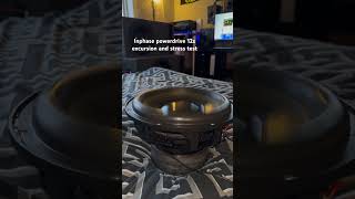 Subwoofer stress test Inphase PowerDrive 12s subwoofer [upl. by Grimbly579]