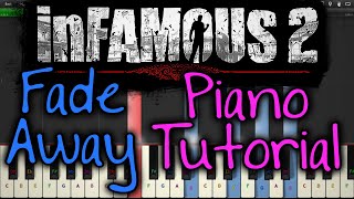 inFamous 2 Ending Theme PIANO TUTORIAL [upl. by Airliah]