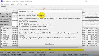 Common Hint For Sp Flash Tool Issues Error Flashing broom error broom error s not enough storage [upl. by Tnerb190]