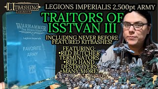 Traitors of Isstvan III  a Deep Dive into the Award Winning Army Featuring brand new kitbashes [upl. by Jea414]