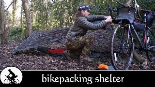 bikepacking  light camping shelter [upl. by Ferullo]