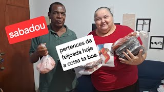 comprei pertences para fazer uma feijoada [upl. by Doralin919]