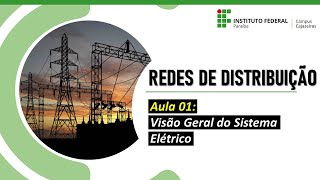 Redes de Distribuição  Aula 01 Visão Geral do Sistema Elétrico [upl. by Nalani]