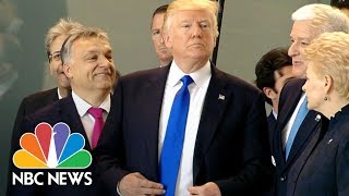 A Look Back At Donald Trump’s Awkward Moments With World Leaders  NBC News [upl. by Lenora789]