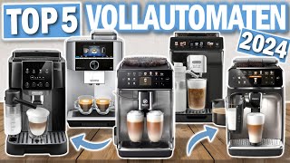 Top 5 KAFFEEVOLLAUTOMATEN 2024  Die Besten Kaffee Vollautomaten für Zuhause [upl. by Licht537]