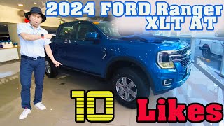 2024 Ford Ranger XLT AT Diesel 10 Likes [upl. by Ecilef]