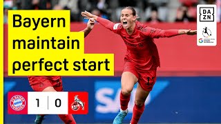 HIGHLIGHTS  Bayern Munich vs 1 FC Köln Frauen Bundesliga 202425 Matchday 5 [upl. by Etna]