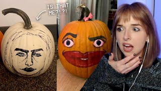 my viewers pumpkins are DISTURBING [upl. by Lemmor]