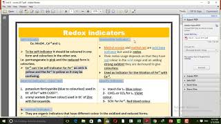 redox indicator [upl. by Secilu307]