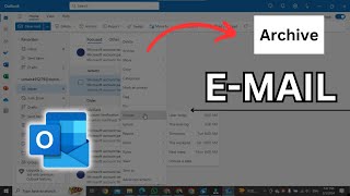 How To ArchiveUnarchive Emails In Outlook  Move Archived Emails To Inbox [upl. by Gundry916]