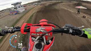 Englishtown Raceway Park MX GoPro  11042023 [upl. by Yretsym]